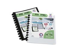 Viquel Geode - Porte vues personnalisable à pochettes repositionnables - 60 vues - A4 - noir