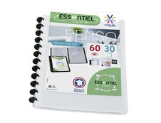 Viquel Geode - Porte vues personnalisable à pochettes repositionnables - 60 vues - A4 - blanc