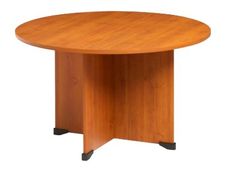 Table de réunion ronde JAZZ+ - 120 cm - Aulne