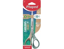 Maped Smiling Planet - Ciseaux Shape pour gaucher 16 cm - disponible dans différentes couleurs - en bois FSC