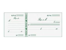 Exacompta - Manifold Carnet de "reçus" - 9 x 13 cm