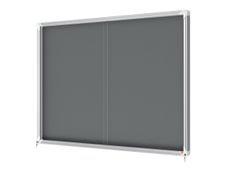 Nobo - Vitrine intérieure 18 A4 (1355 x 970 mm) - cadre gris