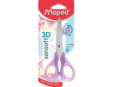 Maped Sensoft 3D Pastel - Ciseaux bouts ronds - 13 cm - disponible dans différentes couleurs