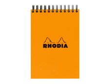 Rhodia - Bloc notes à spirale - 10 x 15 cm - 160 pages - petits carreaux