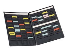 Nobo Mini - Planning portatif à fiches T - 2 volets - 24 x 31 cm