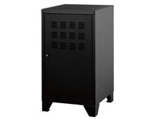 Casier de bureau avec pieds - 57,5 x 40 x 40 cm - noir