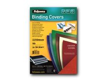 Fellowes - couvertures à reliure A4 (21 x 29,7 cm) - 250 g/m² - rouge