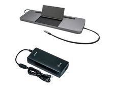 i-Tec - Station d'accueil - USB-C / Thunderbolt 3 - VGA, HDMI, DP - GigE - avec chargeur universel i-Tec 112 W - Union européenne