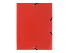 Exacompta - Chemise polypro à rabats - A4 - pour 150 feuilles - rouge