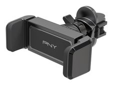PNY - Support de voiture pour smartphone avec fixation sur grille aération - noir