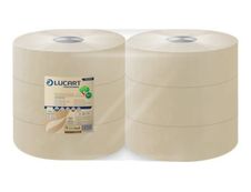 Lucart EcoNatural 350 - papier toilette - 6 rouleaux - 350 m 