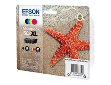 8715946668208-Epson 603XL Etoile de mer - pack de 4 - noir, cyan, magenta, jaune - cartouche d'encre origi-Angle droit-0
