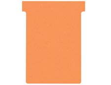 Nobo - 100 Fiches en T - Taille 3 - orange