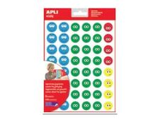 Apli - 3 feuilles gommettes sourire - humeur 1