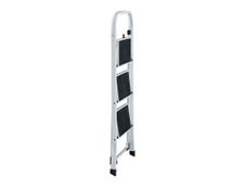 Escabeau - 3 marches - acier - blanc