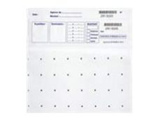 Reskal - 100 Pochettes sécurisées pour billets - 28 x 25 cm - blanches