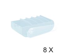 Exacompta BunnyBox - 8 Boîtes à fiches - A8 - noir/gris