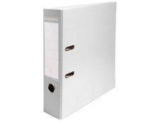 Exacompta - Classeur à levier - Dos 80 mm - A4 - pour 600 feuilles - blanc