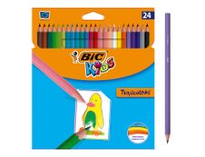 BIC Kids Tropicolors 2 - 24 Crayons de couleur