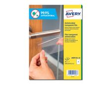 Avery - 20 Films Antimicrobiens - 199,6 x 143,5mm - adhésif permanent