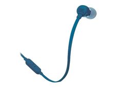 JBL T110 - Ecouteurs filaire avec micro - intra-auriculaire - bleu