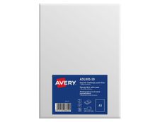 Avery - 10 Étiquettes amovibles blanc mat - A3 - réf A3L001-10