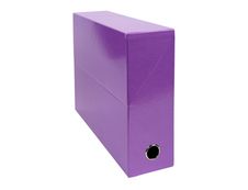 Exacompta Iderama - Boîte de transfert - dos 90 mm - violet