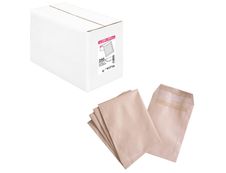 La Couronne - 250 Pochettes kraft - C4 229 x 324 mm - 90 gr - sans fenêtre - autocollant