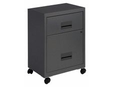 Caisson mobile - 2 tiroirs - anthracite