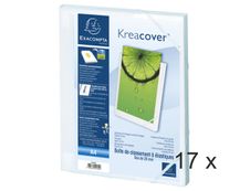 Exacompta Kreacover - 17 Boîtes de classement - dos 25 mm - blanc