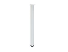 Pied carré pour retour de bureau CONNEXION - L4 x H71,5 x P4 - Blanc