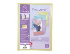 Exacompta Kreacover Pastel - Porte vues personnalisable - 40 vues - A4 - disponible dans différentes couleurs