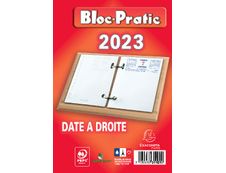 Bloc-Pratic - Bloc de bureau - date à droite - Exacompta