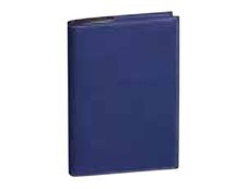 Quo Vadis Club 10 - Répertoire carnet d'adresses 7 x 10 cm - ligné - bleu