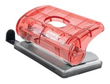Rapid Colour'Breeze - Mini perforateur 2 trous - pour 10 feuilles - corail