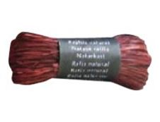 Maildor - Pelote de raphia naturel - ruban d'emballage 50 g - café