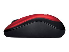 Logitech M185 - souris sans fil - rouge