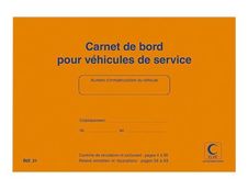 ELVE - Carnet de bord véhicule de service - 15 x 21 cm