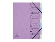 Exacompta Aquarel Harmonika - Trieur 7 positions - disponible dans différentes couleurs