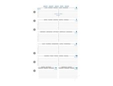 Exacompta Exatime 17 - Recharge pour organiseur - 1 semaine par page - 10,5 x 17,2 cm
