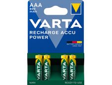VARTA Accu power - 4 piles alcalines rechargeables - AAA LR03