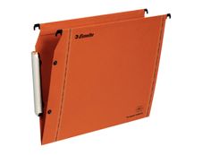 Esselte VisioPlus - 10 Dossiers suspendus pour armoires - orange - fond V