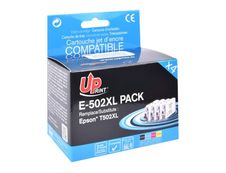 Cartouche compatible Epson 502XL Jumelles - pack de 4 - noir, cyan, magenta, jaune - UPrint E.502XL 