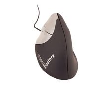 Urban Factory - souris filaire ergonomique pour gaucher - noir