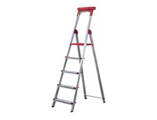 Escabeau - 5 marches - porte-outils fermant