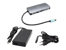 i-Tec - Station d'accueil - USB-C / Thunderbolt 3 - VGA, HDMI - GigE - 77 Watt - Europe