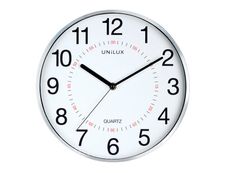 Unilux - Horloge Aria - mécanisme quartz - 28,5 cm - gris métal