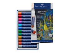 Faber Castell Creative Studio - 12 Pastels à l'huile - couleurs métalliques assorties