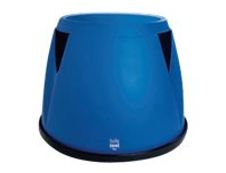 Tabouret - 2 marches - plastique - bleu
