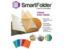 Smartfolder Aloha - 6 Chemises à 3 rabats - bleu